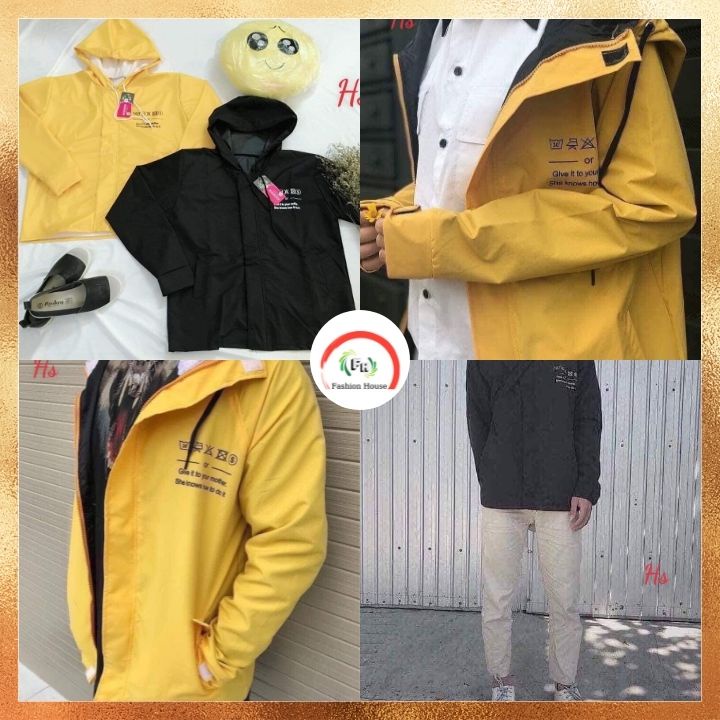 ☘️Áo khoác gió cao cấp 2 lớp, chất gió tráng bạc, chống nước,chống gió, ngăn tia UV tuyệt đối☘️Facshion house