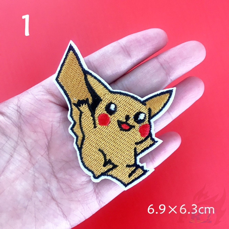 ☸ Anime：Pokemon Go Patch ☸ 1Pc Pokemon Diy Sew On Iron On Patch