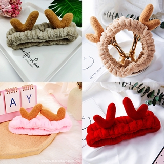 Băng Đô Trang Điểm Hình Sừng Hươu Dễ Thương Kiểu Hàn Quốc