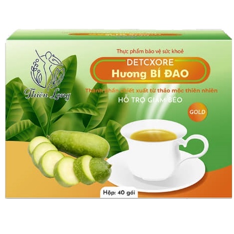 Trà giảm cân bí đao detox NiTishop bí đao giảm cân nhanh Thiên Long