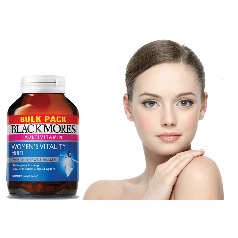 Thực phẩm chức năng Blackmores Women's Vitality Multi bổ sung các khoáng chất hữu ích cho cơ thể nữ giới