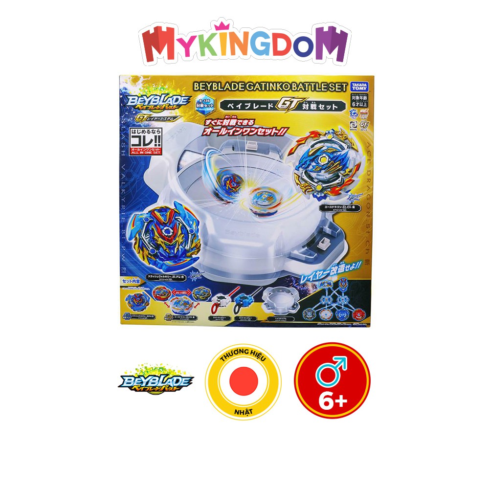 Đồ Chơi BEYBLADE 4 Bộ Đấu Trường B-136 Beyblade Gt Battle Set 123835