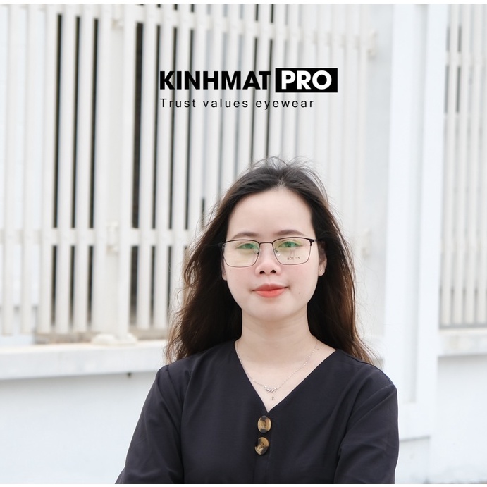 Gọng kính viền hợp kim dáng vuông Bolon YM67313 Kính mắt Pro