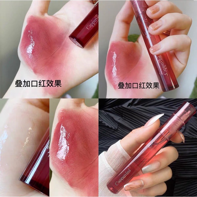 Son Bóng Dưỡng Ẩm Không Dính Mềm Môi Cappuvini Nội Địa Trung - Lip Gloss Dupe Romand | BigBuy360 - bigbuy360.vn