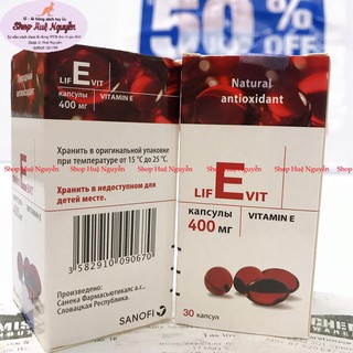 VITAMIN E ĐỎ NGA 270MG MẪU MỚI
