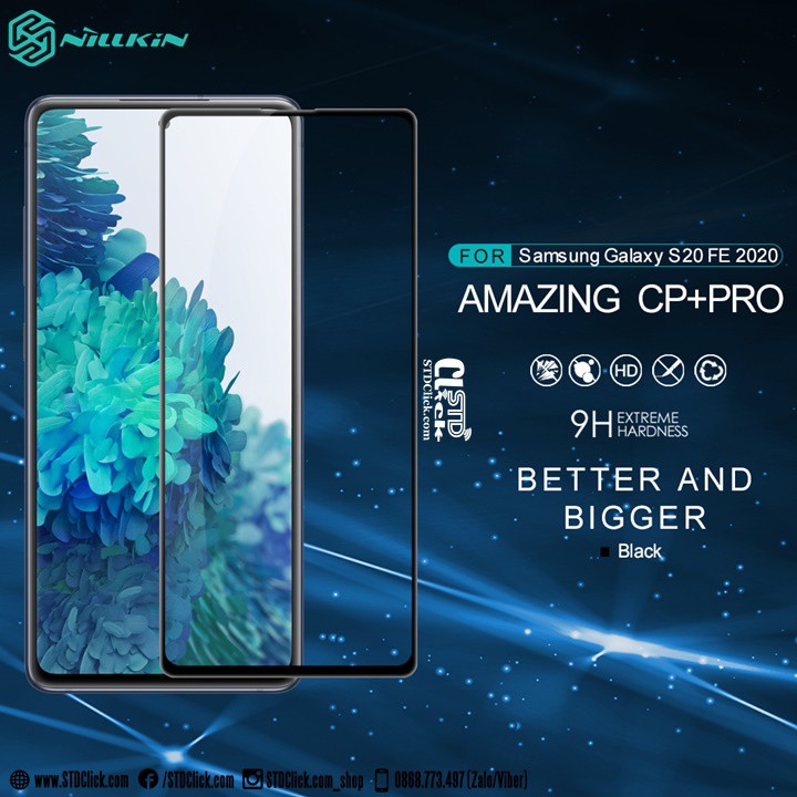 KÍNH CƯỜNG LỰC SAMSUNG GALAXY S20 FE NILLKIN CP+PRO 2.5D CHÍNH HÃNG [NEW SALEOFF]