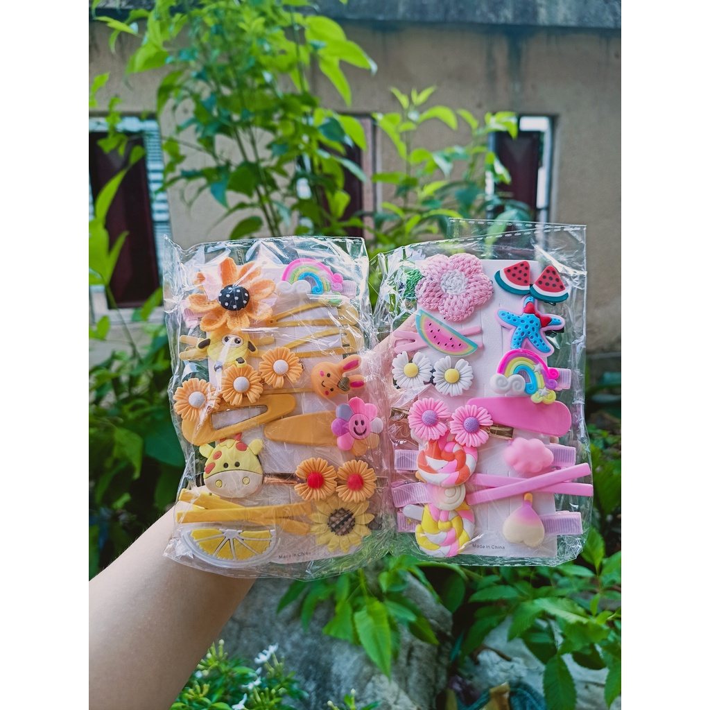 Kẹp Tóc Mái Siêu Cute Phong Cách Hàn Quốc - Kẹp Mái Bé Gái Nhiều Hình Cute (1 cái)