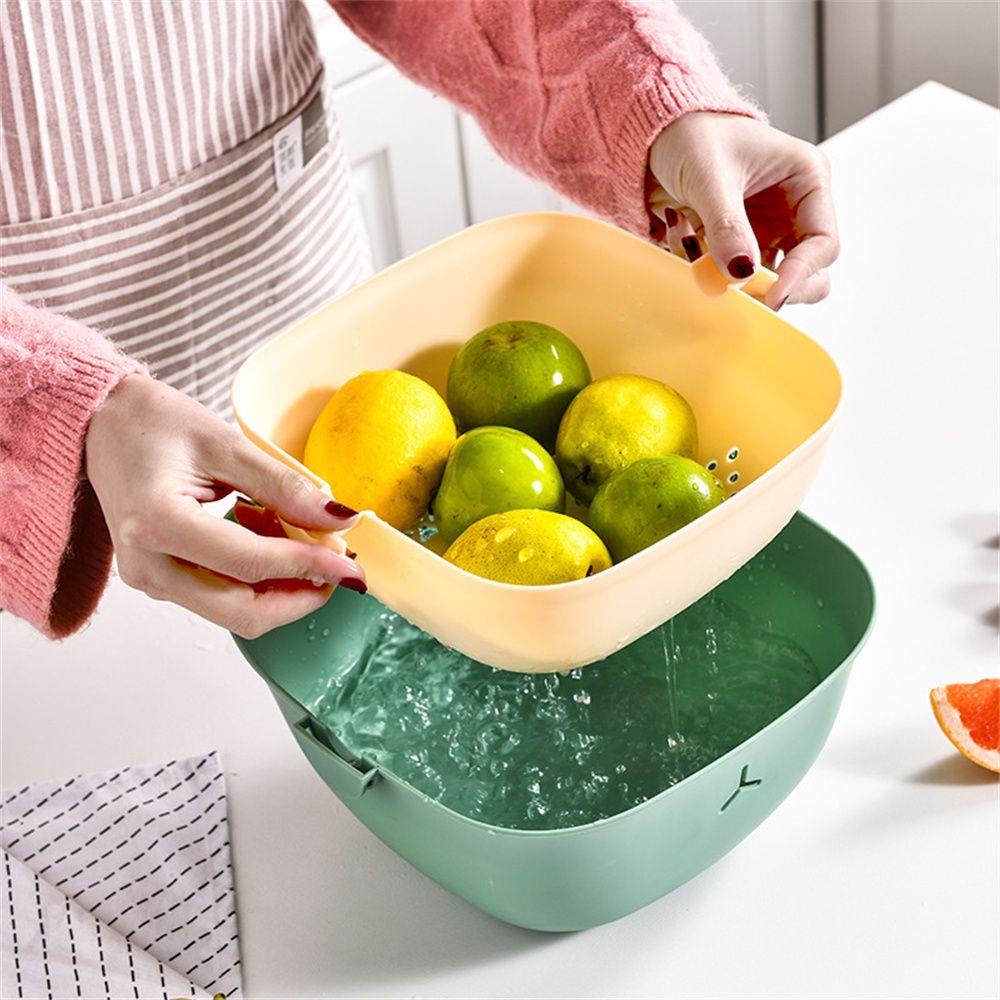 Rổ Hai Lớp Thoát Nước Dùng Để Rửa Chén Bát