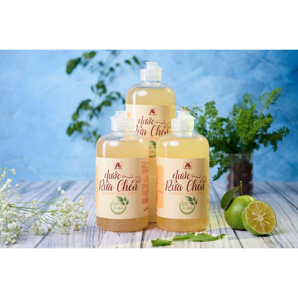 Nước rửa chén, hữu cơ Enzyme, 100% từ thiên nhiên- An An, bảo vệ làn da tay, không kích ứng da, ngăn ngừa vi khuẩn