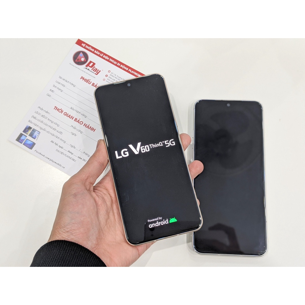 Điện thoại LG V60 ThinQ 5G likenew 99% | Chip rồng Snapdragon 865, Hỗ trợ mạng 5G | Mua tại Playmobile