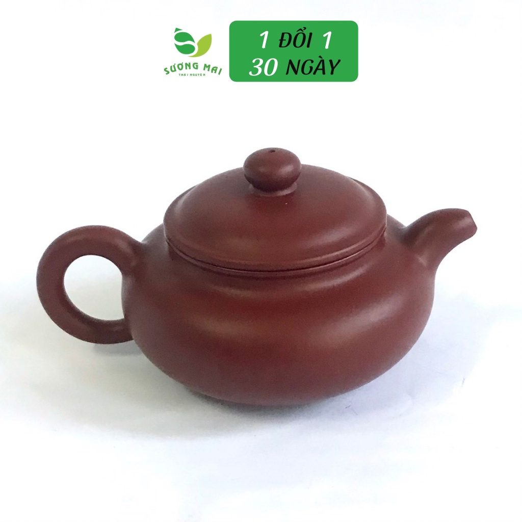 Ấm Trà Đạo Tử Sa Phỏng Cổ Đại Hồng Bào 260ml Lưới Lọc 7 Lỗ SƯƠNG MAI Chế Tác Thủ Công Bảo Hành 30 Ngày 1 Đổi 1 - SM00142