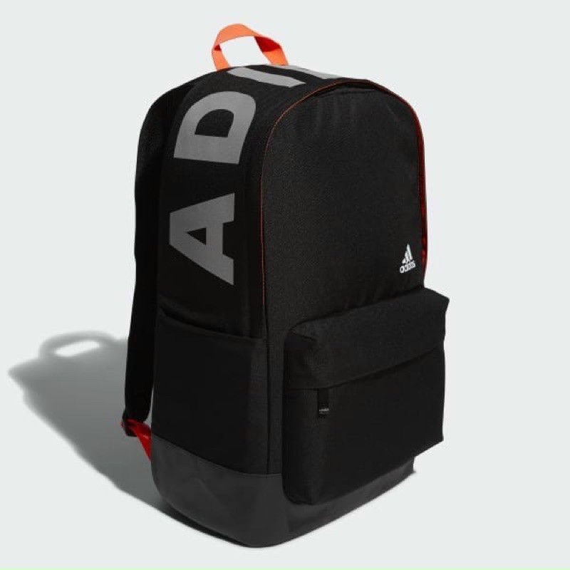 Balo A.di.daz phối chữ trắng nắp