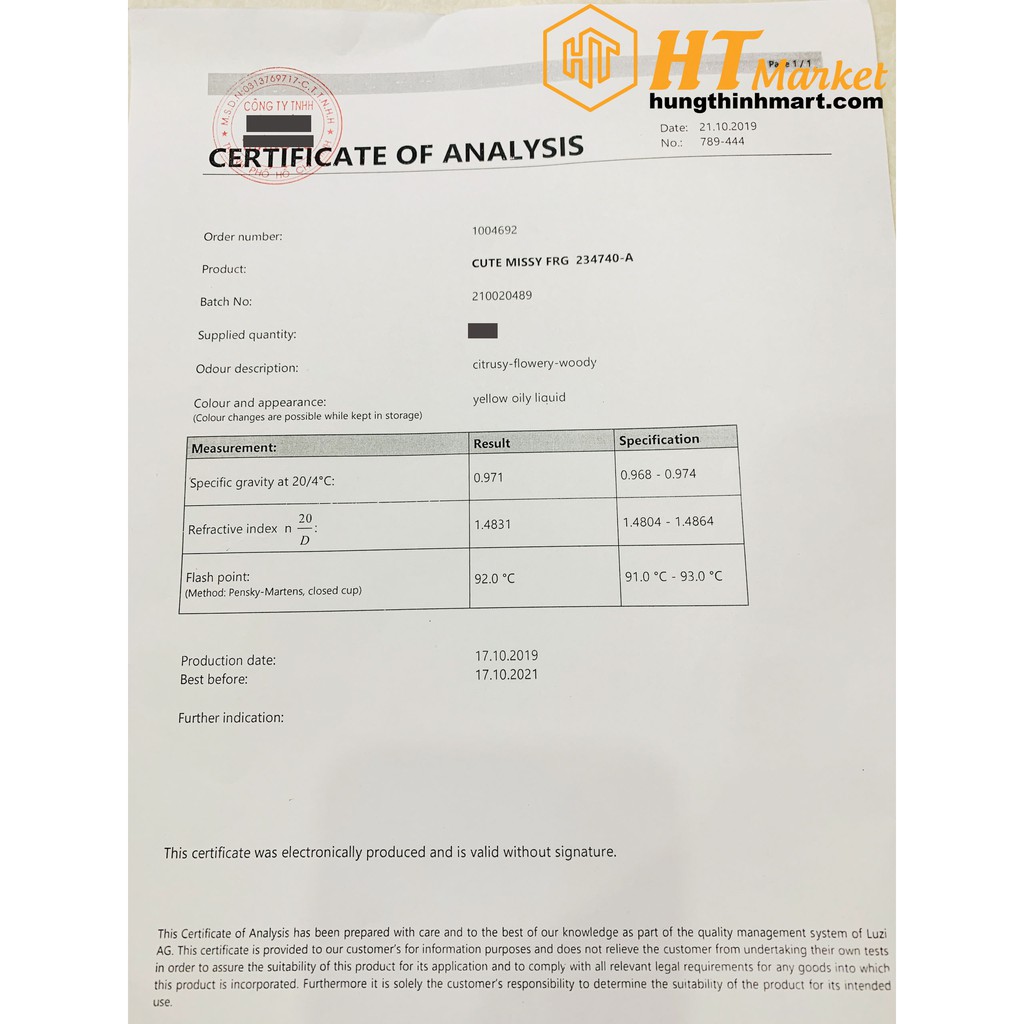 Tinh Dầu Nước Hoa Dubai Chính Hãng 100% Kèm Giấy Nhập Khẩu Do HT Market Phân Phối (Shopee Trợ Giá) | BigBuy360 - bigbuy360.vn