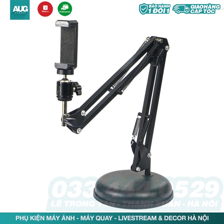 GIÁ KẸP ĐIỆN THOẠI, TRIPOD ĐỂ BÀN - GIÁ ĐỠ MIC – KẸP BÀN GIỮ MICRO CỐ ĐỊNH Đầu ốc 1/4