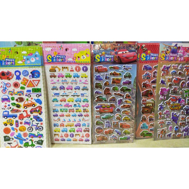 Hình Dán Sticker Nổi 3D,5D Size to không thấm nước