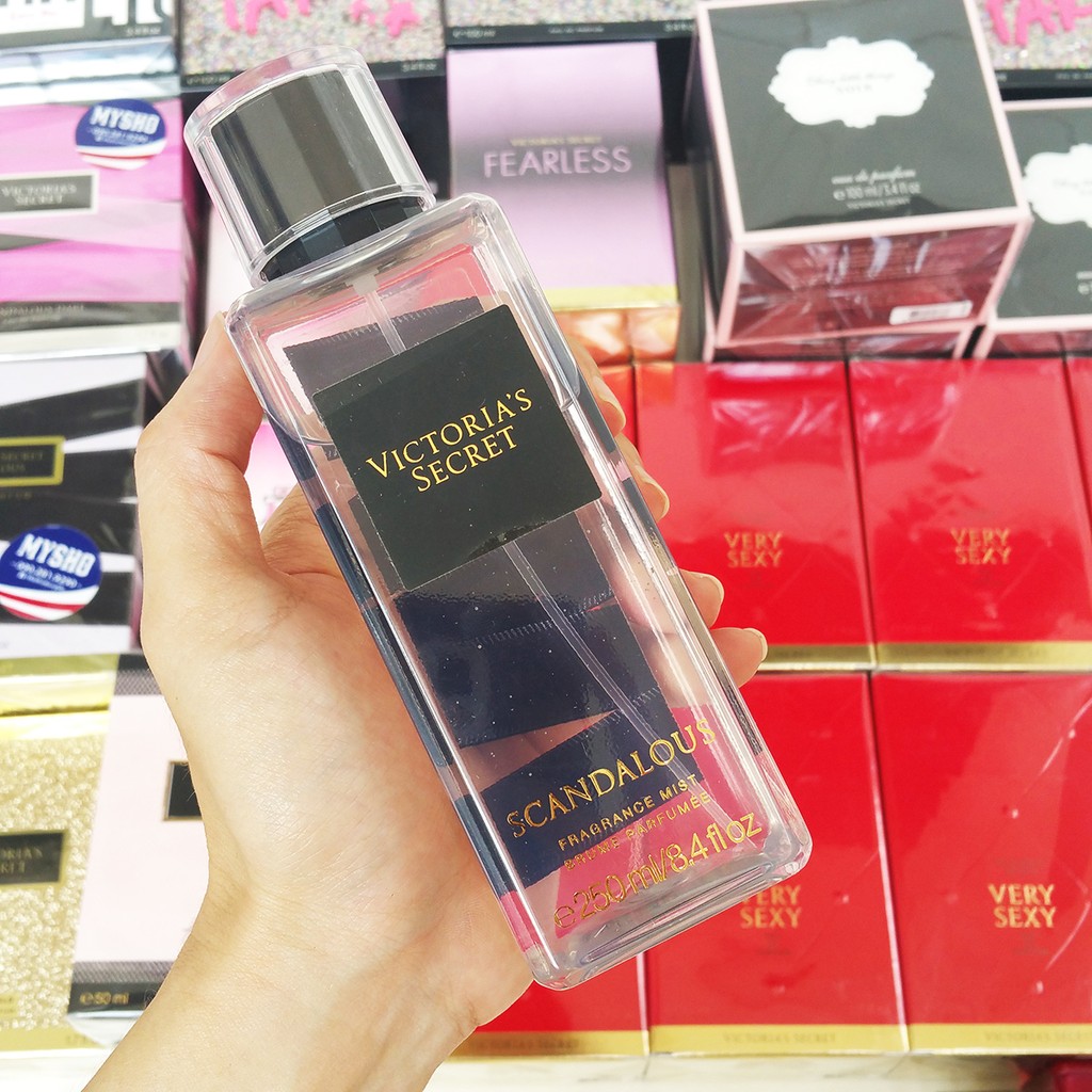 Nước hoa toàn thân Victoria's Secret - Very Sexy, Crush, Scandalous, Angel Gold, Bombshell, Bombshell Seduction 250ml