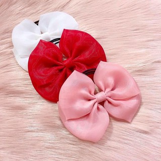 buộc tóc nơ voan công chúa