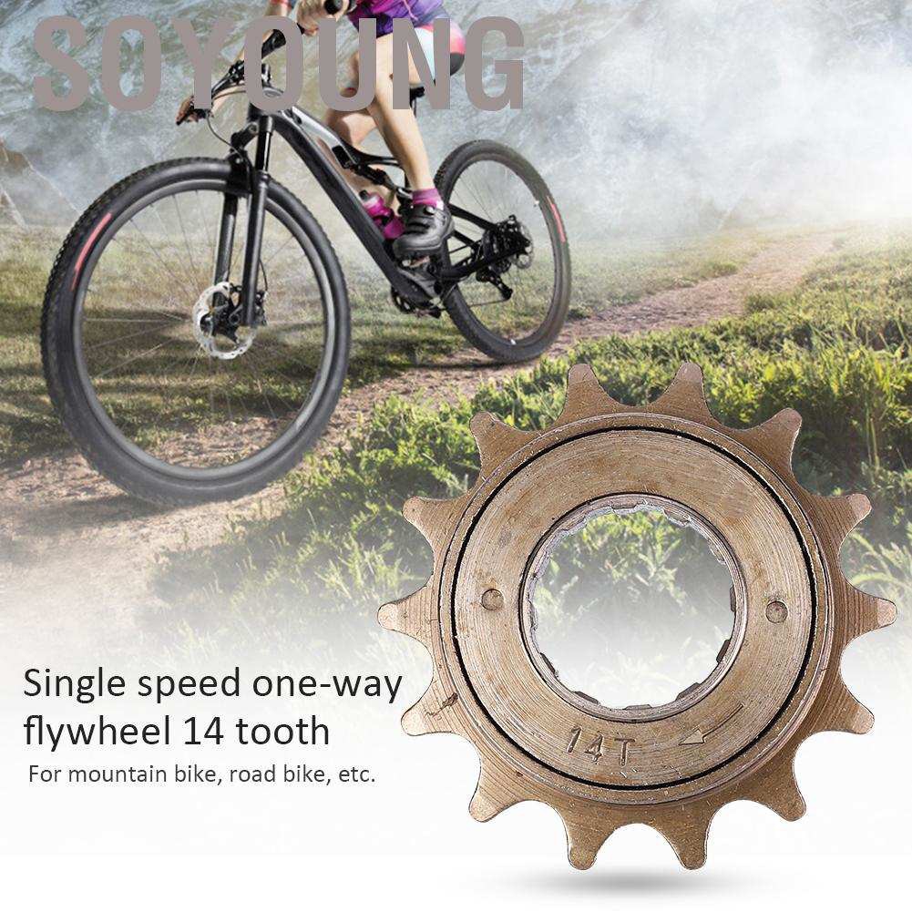 Soyoung 14T Single Speed Freewheel Flywheel Bike Accessory for Mountain Road Bicycle Folding