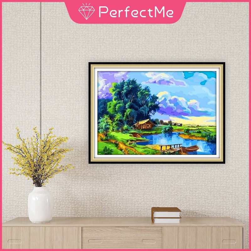 Tranh Đính Đá 5D Tự Làm Hình BTS Kích Thước 30x40cm Trang Trí Nhà Cửa