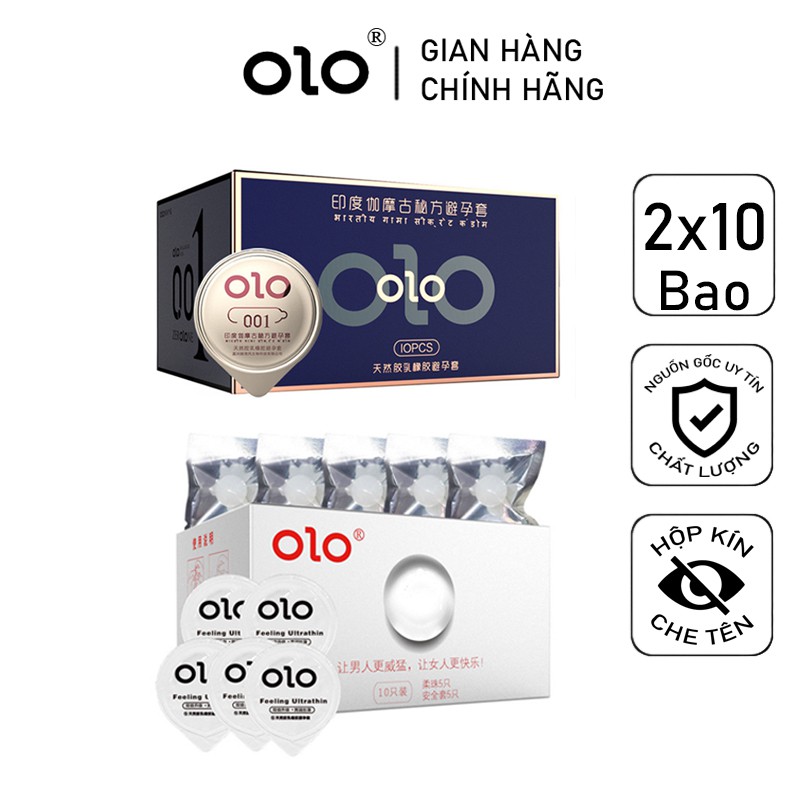 Combo Bao Cao Su Bi Siêu Mỏng và BCS Siêu Mỏng Kéo Dài Thời Gian 2 hộp 15 BCS và 5 Bi