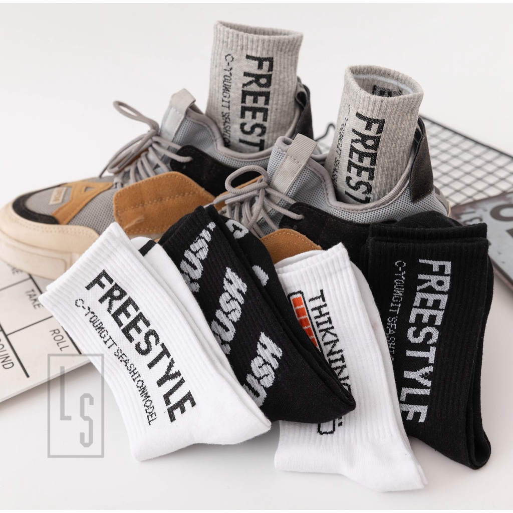 Tất Cao Cổ Chữ FREESTYLE CRUSH -  Vớ Cao Cổ Chữ THINKING