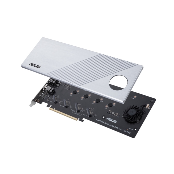 Card chuyển Adapter Asus Hyper Gen4x16 4 slot M2 (PCIe 4.0/3.0)