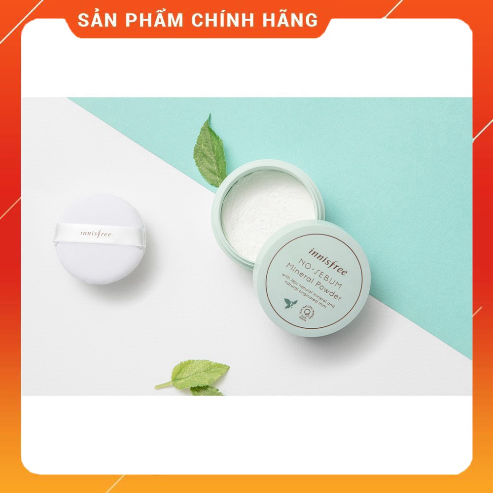 [Auth - có bill] Phấn Phủ Dạng Bột Kiềm Dầu Innisfree – No Sebum Mineral Powder
