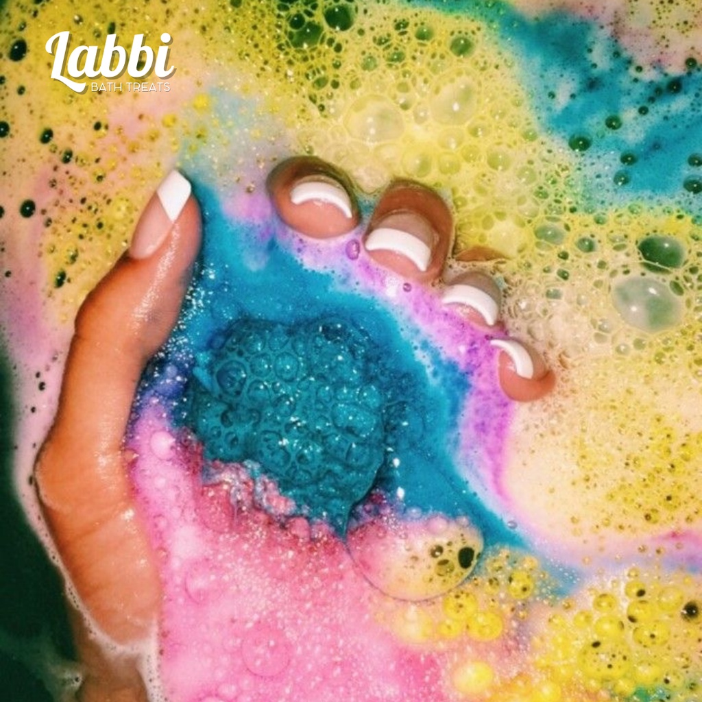 RAINBOW  [Labbi] Bath bomb / Viên sủi bồn tắm / Bom tắm