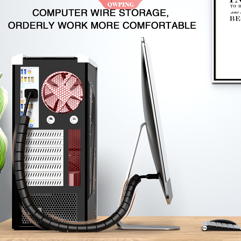 Dây Quấn Bảo Vệ Dây Cáp Máy Tính 10M /10Mm