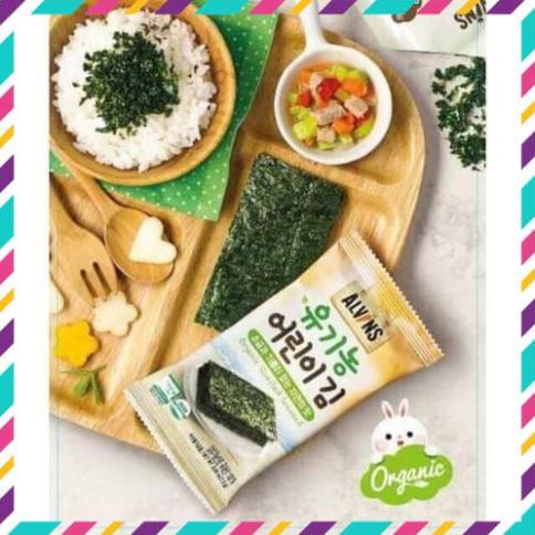 Rong biển hữu cơ tách muối Hàn Quốc Alvins