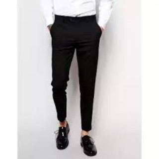 [Hình thật] Quần tây size đại 28 đến 37 màu xám và đen ống côn, quần bigsize