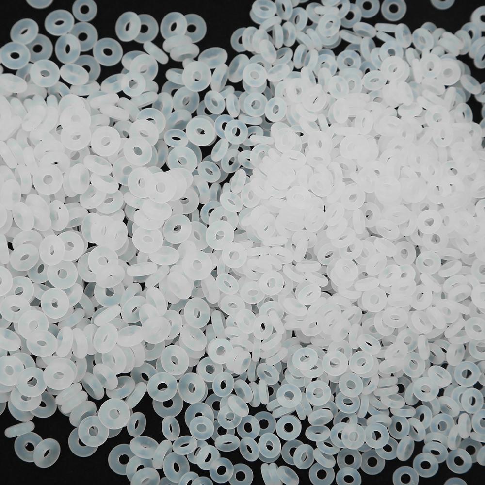 Phụ kiện kẹp hạt charm Beadia làm vòng tay DIY 2mm chất liệu cao su