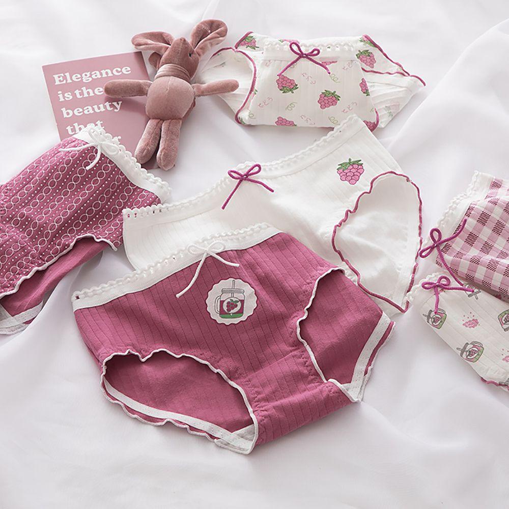 Quần Lót Cotton Phối Ren Quyến Rũ Cho Nữ