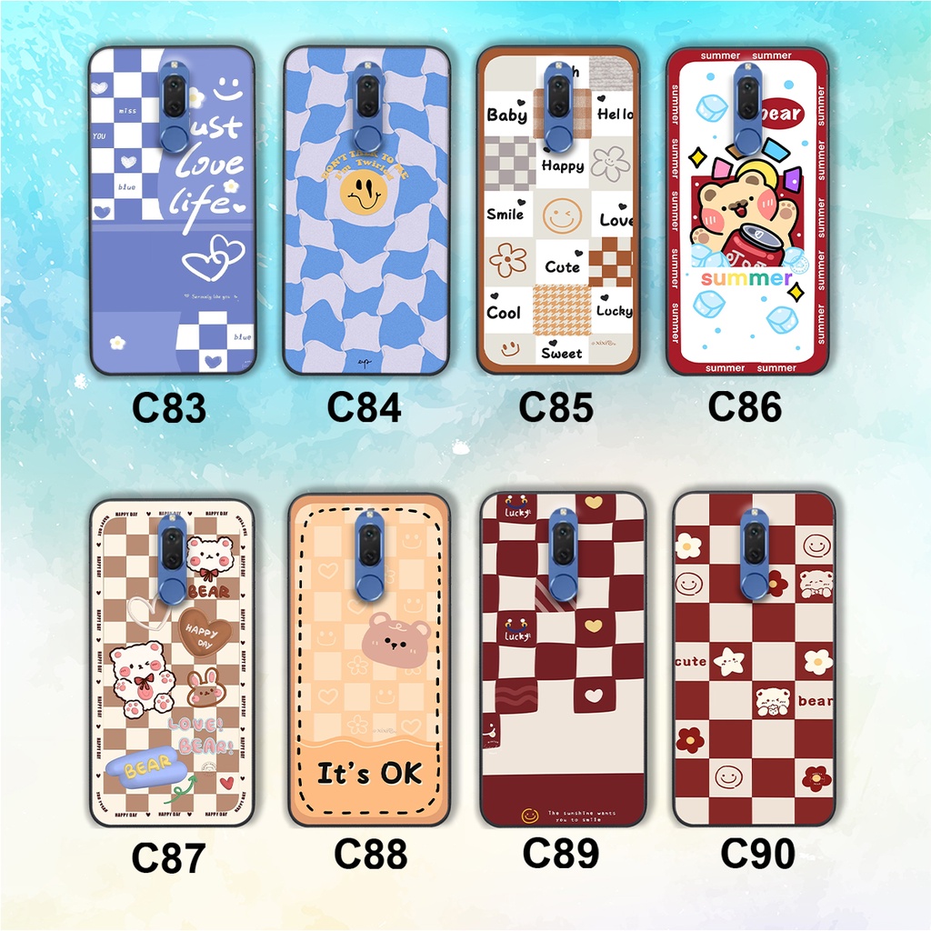 Ốp lưng Huawei Nova 2i trái tim hình gấu cute cá tính, giá rẻ, cực bền