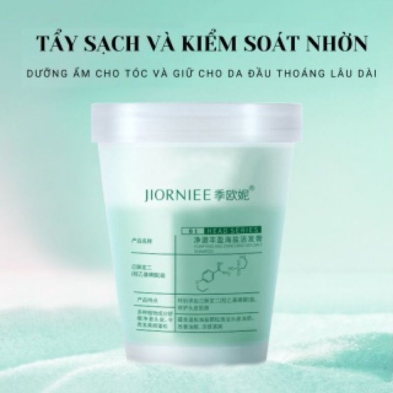 PVN44108 Tẩy da chết da đầu JIORNIEE kiểm soát dầu nhờn giảm bết tóc làm sạch chăm sóc tóc tại nhà