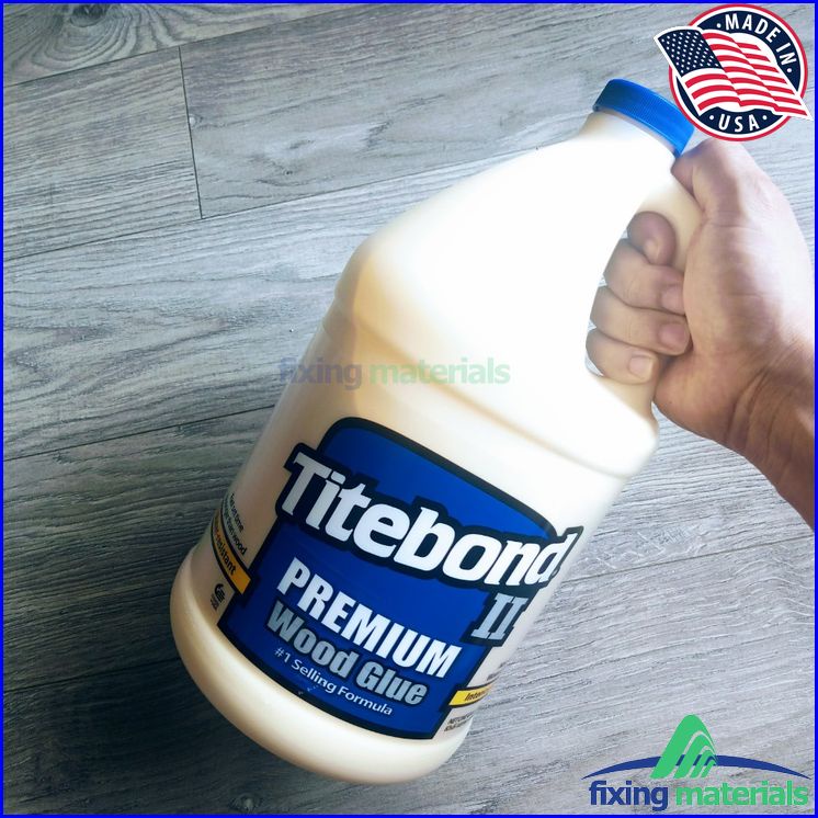 Keo dán gỗ CHÍNH HÃNG Titebond II Premium Wood Glue, Chai xanh 3.785L, Made in USA