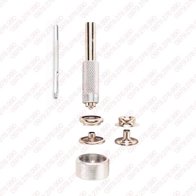 Cúc bấm chậu 15mm loại ko gỉ sét- 30 bộ/ gói