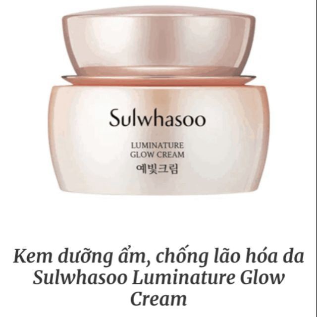 Gói Kem Dưỡng Trắng, Căng Bóng Da Sulwhasoo Luminature Glow Cream | BigBuy360 - bigbuy360.vn