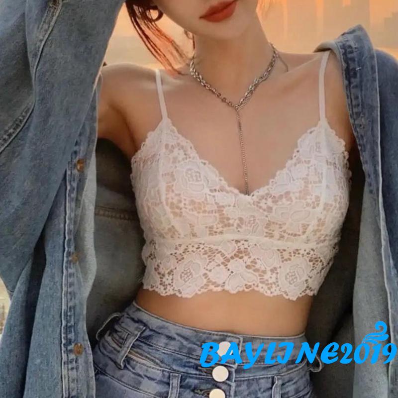 Áo Lót Ren Có Mút Đệm Quyến Rũ Dành Cho Nữ