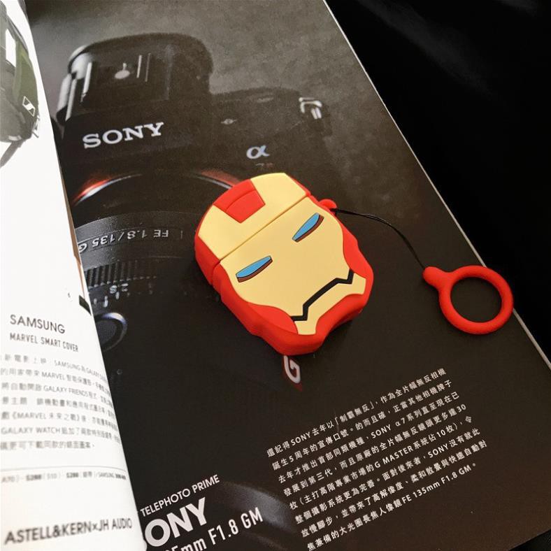 Case Airpods - Vỏ Bọc Airpods 1/2/Pro -  Iron man