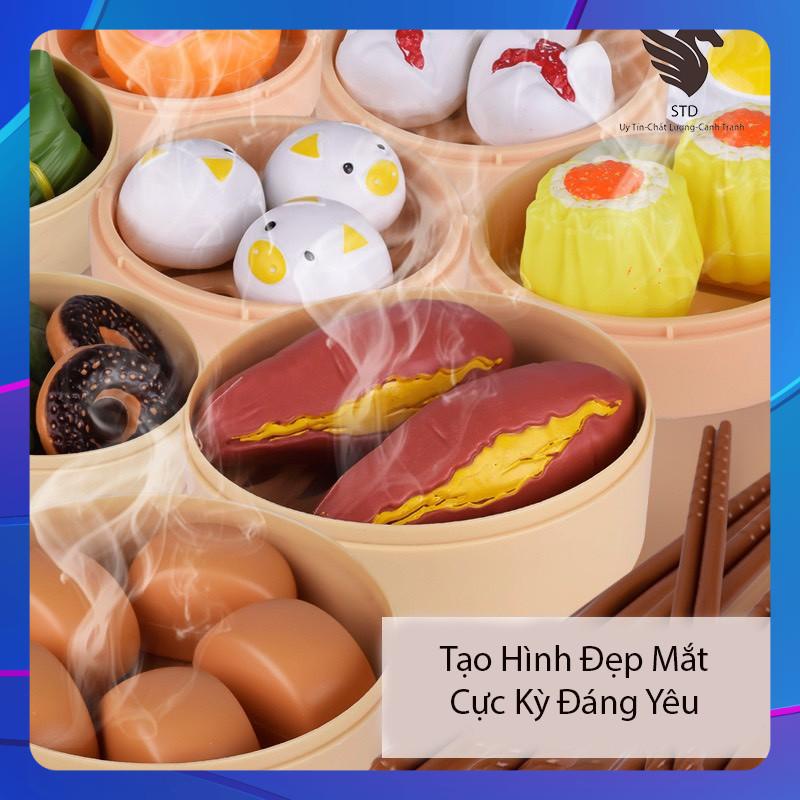 [Xả Kho] Bộ đồ nấu ăn mini thật từ 22 84 món cho trẻ em, bé gái bằng nhựa, đồ chơi nhà bếp