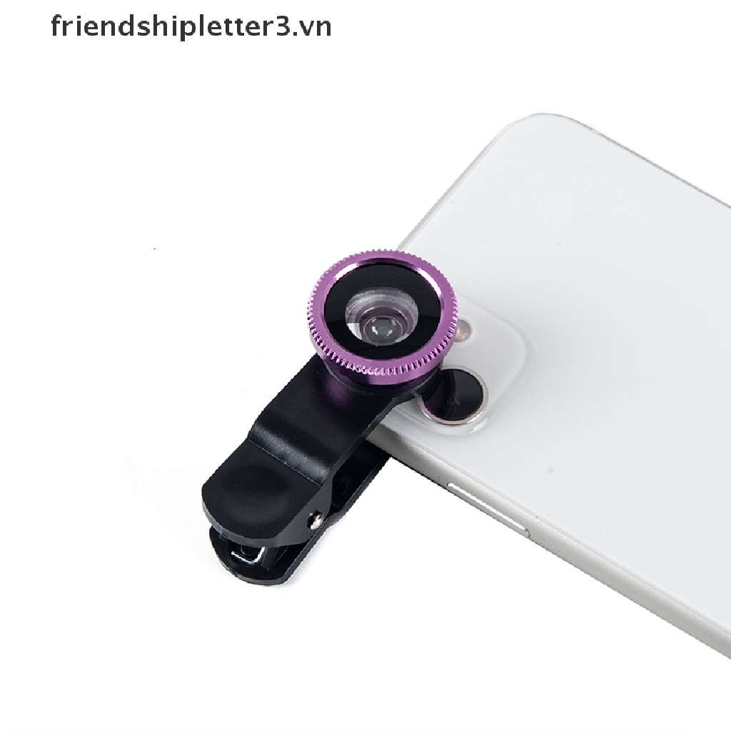 Bộ Lens Mắt Cá Góc Rộng 3 Trong 1 Cho Điện Thoại
