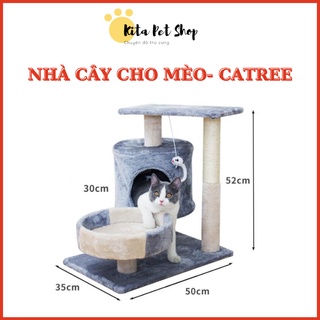 Nhà cây cho mèo -cat tree(6 màu sẵn)- catree