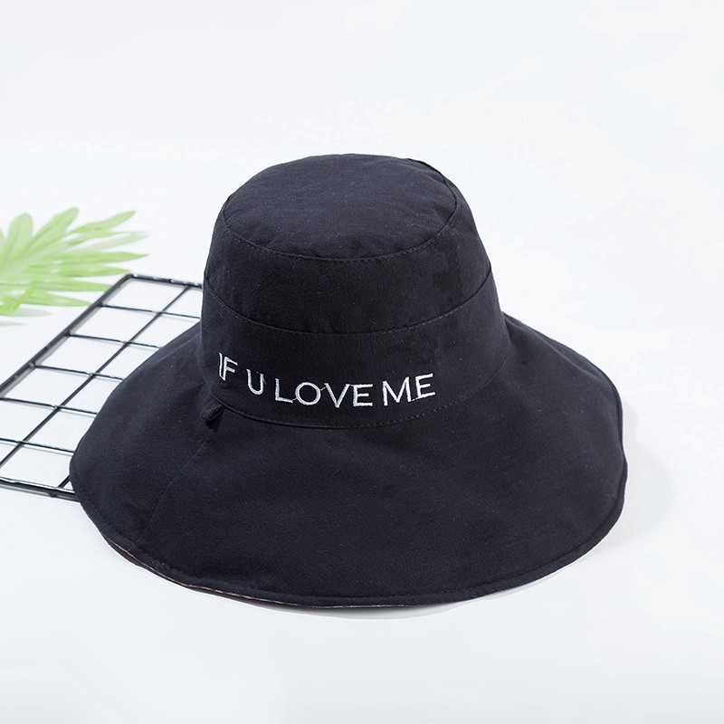 MŨ NÓN RỘNG VÀNH 2 MẶT VẢI COTTON PHỐI VIỀN MÀU