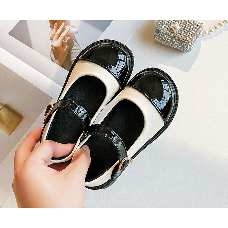 Giày cho bé gái phong cách cổ điển LOLITA sang chảnh chính hãng MG Baby