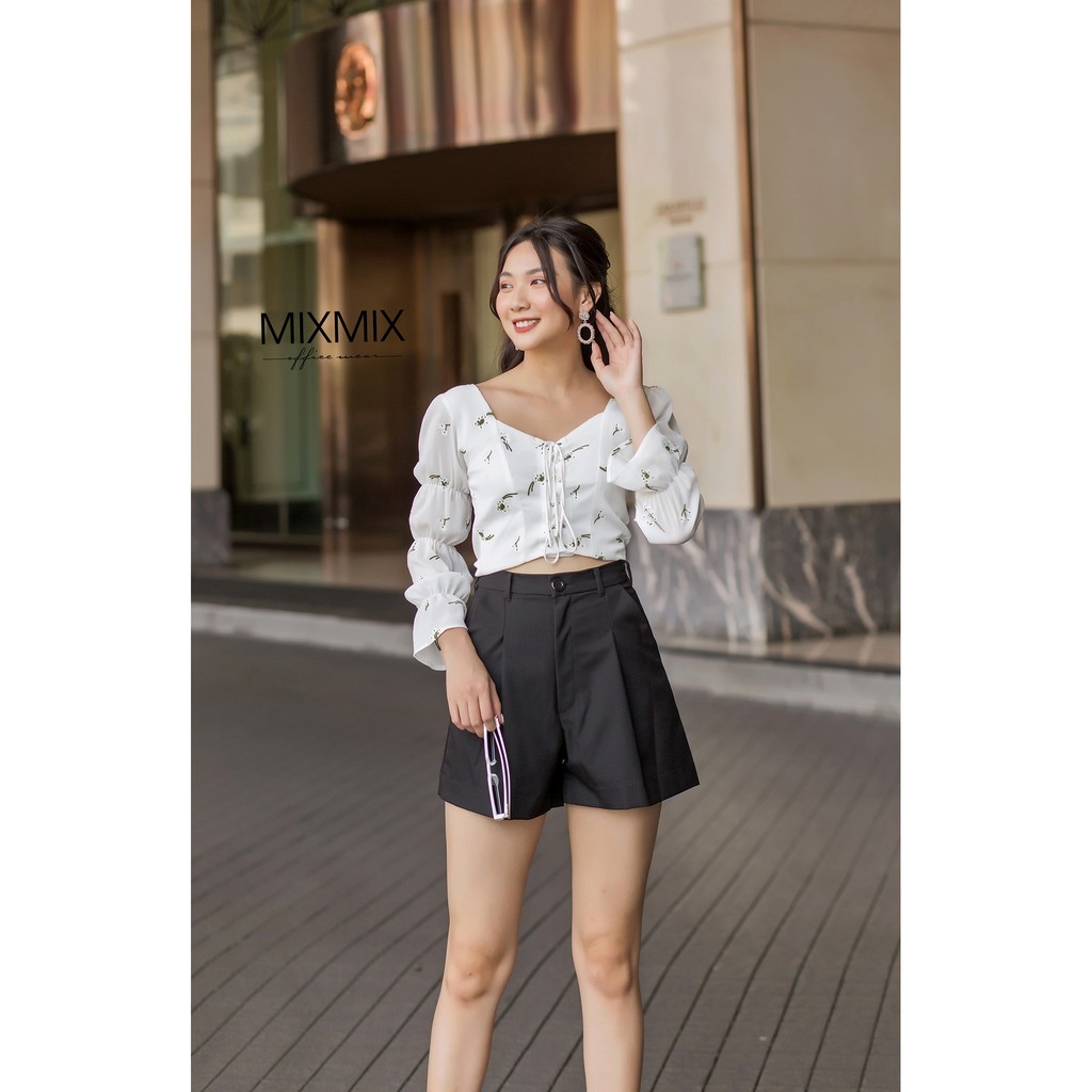 Quần Short kaki nữ cá tính - MIXMIX - Hàng thiết kế - Hình độc quyền shop chụp