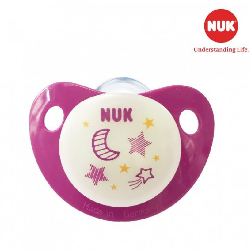 Bộ 2 ti giả NUK Night/Day silicone 0-6, 6-18m