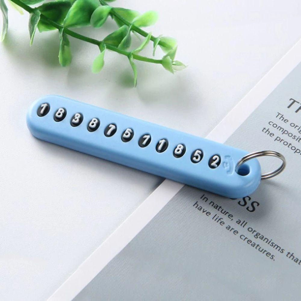Móc Chìa Khóa Điện Thoại Đỗ Xe Tạm Thời Nhiều Màu Sắc Sáng Tạo