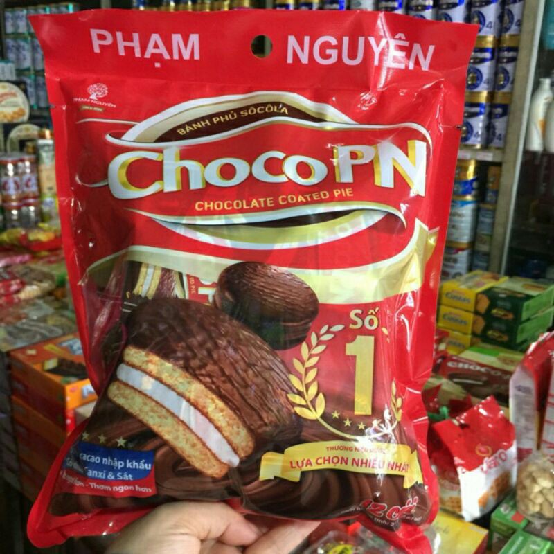 (date mới)bánh PHỦ SOCOLA CHOCO PN