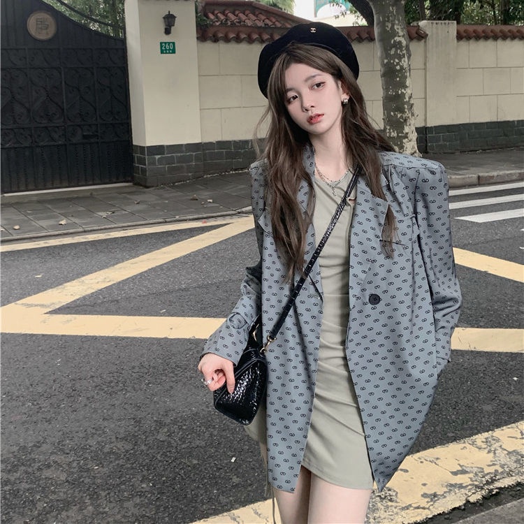 2022 Áo khoác rời + Váy hai mảnh thiết kế thời trang